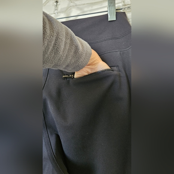 Athleta Venice High Rise Wide Leg Pant Black XSP - Picture 9 of 13